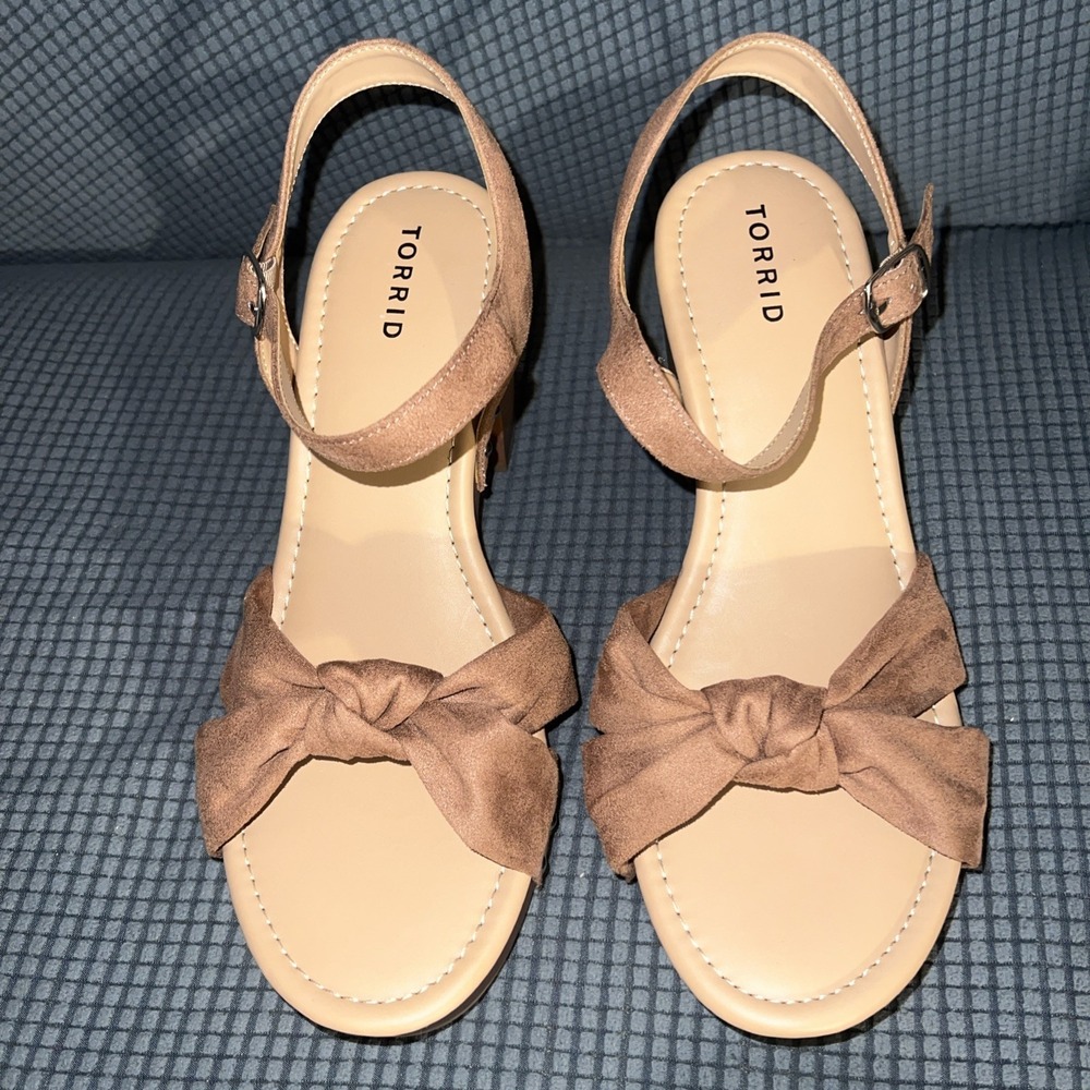 Boho Platform Heel Summer Vacation Date Night 11.5 Wide Width Torrid